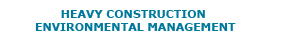 heavy construction environmental management